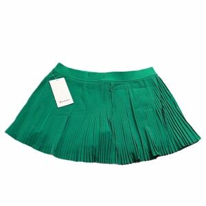 NWT Lululemon Varsity High-Rise Pleated Tennis Skirt 14” (Raceway Green) Size 14